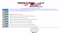 Desktop Screenshot of force5auto.com